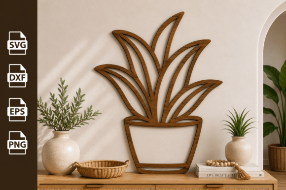 Download Plant Pot Tree Laser Cut Files Svg - Cut files Collection