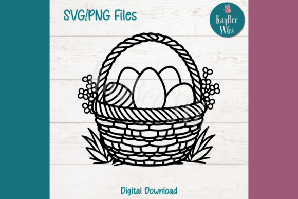 Download Easter Basket SVG PNG PDF Cut Files - Cut files Collection