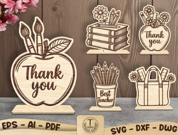 Download Teacher Laser Cut Files SVG Bundle - Cut files Collection
