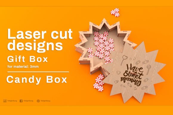 Download Gift Box, Laser Cut Files, Svg Glowforge - Cut files Collection